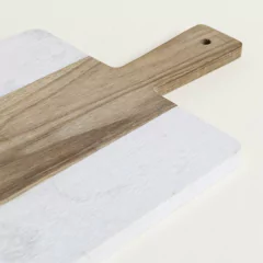 TABLA RECTANGULAR WHITE MARMOL - comprar online
