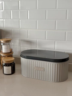 LATA OVALADA GRIS PARA PAN 34 cm - comprar online