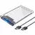Case Transparente Gaveta p/ HD | 2.5 SATA 4TB | USB 3.0 KNUP - KP-HD012