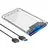 Case Externo USB 3.0 Transparente para HD 2.5" SSD | Exbom CGHD-35