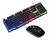 Kit Teclado e Mouse com Fio USB com LED RGB ABNT II-padrão Brasileira Exbom - BK-G550