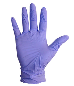 GUANTES DE NITRILO M AZUL/NEGRO