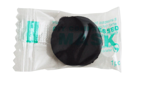 MASCARA COMPRIMIDA NEGRA