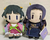 The Apothecary Diaries Deformed Plush Doll Maomao Jinshi Set TAITO JAPAN - comprar online