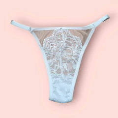 951-CALCINHA REGULAGEM RENDA E TULE ANY