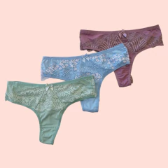 46-CALCINHA FIO DUPLO DE RENDA KARINA - comprar online