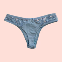 45-CALCINHA FIO DUPLO DE RENDA ANA - Click Atrevida