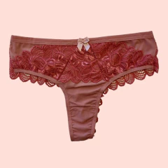 46-CALCINHA FIO DUPLO DE RENDA KARINA na internet