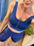 SHORT DUBH JU - Azul marinho - loja online