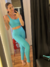 LEGGING DUBH GRAZI - Azul acqua - comprar online