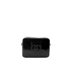 Bandolera Asturias charol negro - comprar online