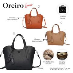Cartera oreiro negra - tienda online