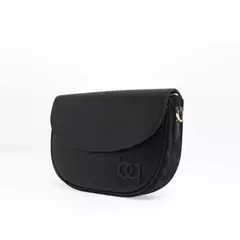 Cartera solapa duo negra - tienda online