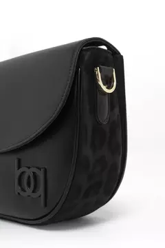 Imagen de Cartera solapa duo negra