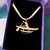 Pingente Remadora de Canoa Havaiana em Ouro 18k