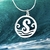 Pingente Inicial "S" de Ondas Prata 950