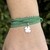 Pingente de Trevo de 4 Folhas para Pulseira em Prata 950