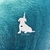 Pingente Dachshund Linguicinha Prata 950