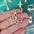 Pingente Flor de Lotus Prata 950