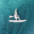 Pingente Remadora de SUP Wave em Prata 950