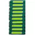 TIRA DE LED COB POR 10 UNIDADES CABLEADAS BASE ADHESIVA