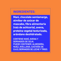 Barra Base Chocolate & Arándanos - Integra - comprar online
