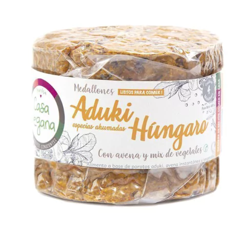 Hamburguesa Aduki Húngaro Casa Vegana