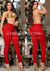 Calça Jeans Feminina Premium Collection Vermelha - C603-03