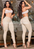 Calça Jeans Feminina Premium Collection Bege - C603-02