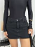 Shorts Saia Jeans Preto - comprar online