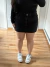 Imagem do Shorts Saia Jeans Preto