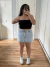 Imagem do Shorts Saia Jeans Azul Claro
