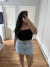 Shorts Saia Jeans Azul Claro