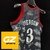 Allen Iverson #3 Philadelphia 76ers Sixers Mitchell & Ness Black 1997-98 Hardwood Classics Tattoo - Bordada Premium - comprar online