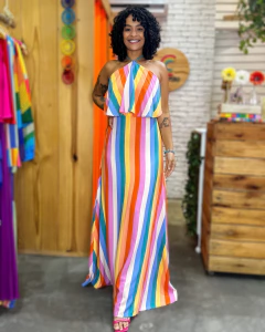 Vestido Outono Rainbow - comprar online