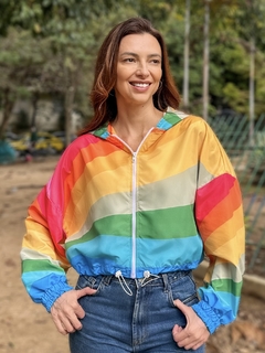 Jaqueta Corta-Vento Rainbow
