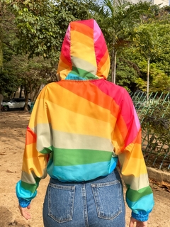 Jaqueta Corta-Vento Rainbow na internet