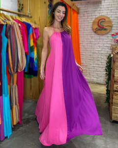 Vestido Ilha do Mel Rosa e Roxo na internet