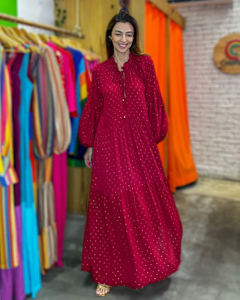 Vestido Marrocos Cereja na internet