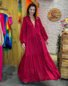 Imagem do Vestido Marrocos Cereja