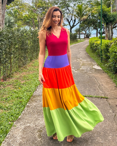 Vestido Cusco Colorido - comprar online