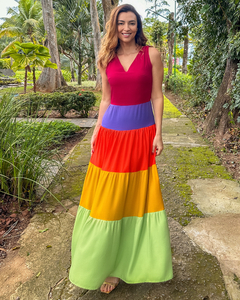 Vestido Cusco Colorido