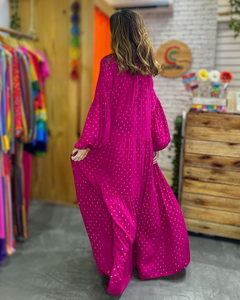 Vestido Marrocos Fúcsia - loja online