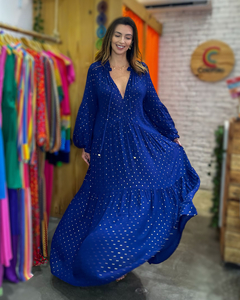 Vestido Marrocos Azul Marinho - COLORATO