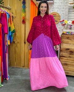 Vestido Marrocos Rosa na internet