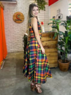 Saia Xadrez Rainbow - loja online