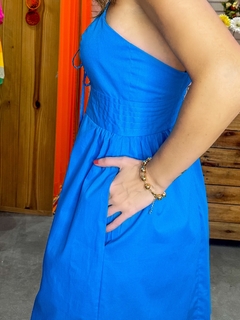 Vestido Milagres Azul Curto - COLORATO