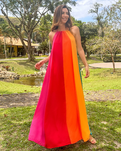 Vestido Caraíva Vibrante Longo