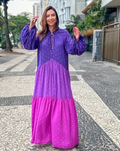 Vestido Marrocos Roxo na internet