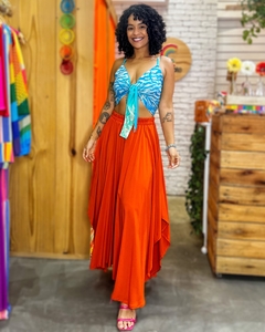 Saia Tailândia Laranja Telha - comprar online